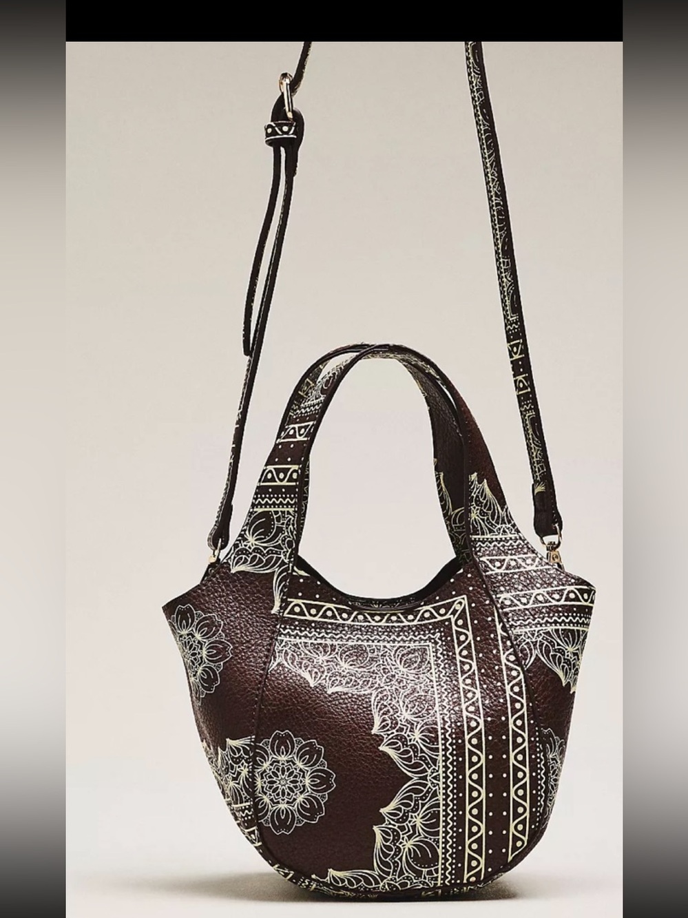 Sonia Mini Bandana Slouchy Tote Bag